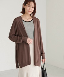 ROPE' PICNIC | 【WEB限定カラー:ネイビー】UVカット＆洗濯機OK/Aラインカーディガン(カーディガン/ボレロ)