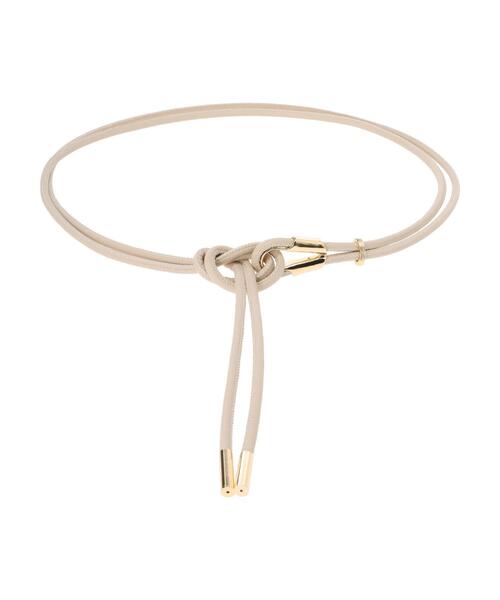 YECCA VECCA（イェッカヴェッカ）の「メタルバックルロープベルト（ベルト・レディース・ブラック/ベージュ・FREE）」の8枚目の写真