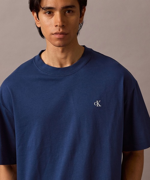 [CKJeans] Relax Fit Heavy Cotton Crew Neck T ★人気★ Tシャツ - アーカイブロゴ リラックスクルーネックTシャツ