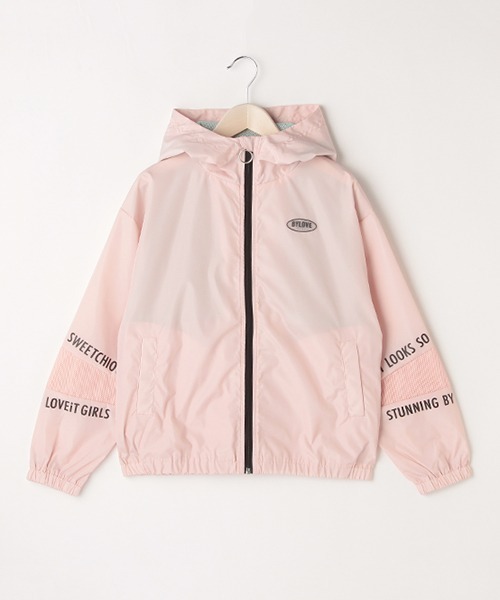 by LOVEiT(バイラビット)の「袖メッシュパーカ(その他アウター・キッズ・サックスブルー/ピンク/オフホワイト・160cm/130cm/140cm/120cm/150cm)」の3枚目の写真