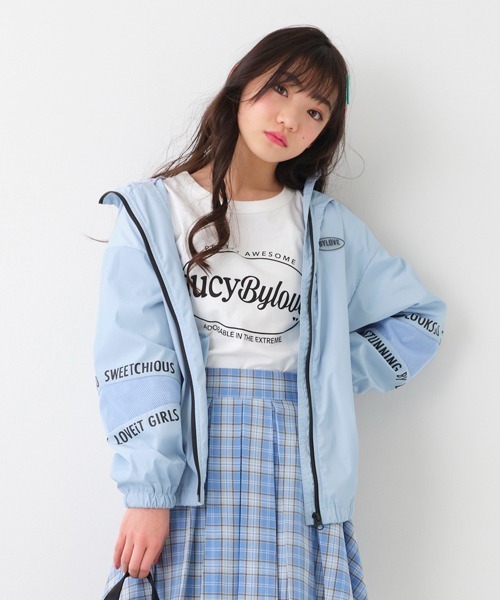 by LOVEiT(バイラビット)の「袖メッシュパーカ(その他アウター・キッズ・サックスブルー/ピンク/オフホワイト・160cm/130cm/140cm/120cm/150cm)」の18枚目の写真