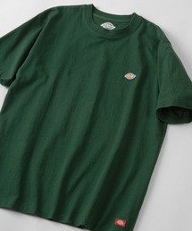 Dickies（ディッキーズ）の「【Dickies/ディッキーズ】 ブランドロゴ ミニワッペン＆袖切替え ワンポイント刺繍 Tシャツ/ 半袖Tシャツ（Tシャツ/カットソー・メンズ）」