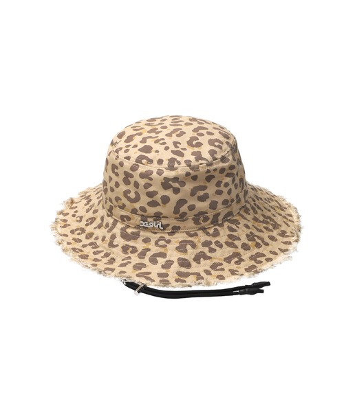 X-girl(エックスガール)の「MILLS LOGO RESORT HAT(ハット・レディース・ブラック/ベージュ・ONE SIZE)」の12枚目の写真