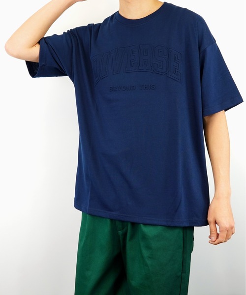 Burner(バーナー)の「【GROOVY STORE】エンボス ロゴ ビッグシルエット Tシャツ UVカット 吸水速乾 COOL&DRY(Tシャツ/カットソー・メンズ・ブラック/ブルー/ホワイト/ベージュ・LL/M/L)」の15枚目の写真