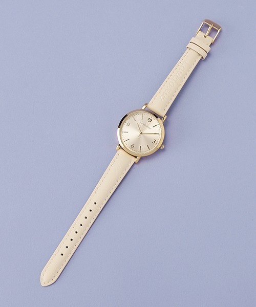 LOVETOXIC（ラブトキシック）の「合皮エンボスウォッチ（アナログ腕時計・キッズ・ブラック/サックスブルー/ベージュ・FREE）」の2枚目の写真