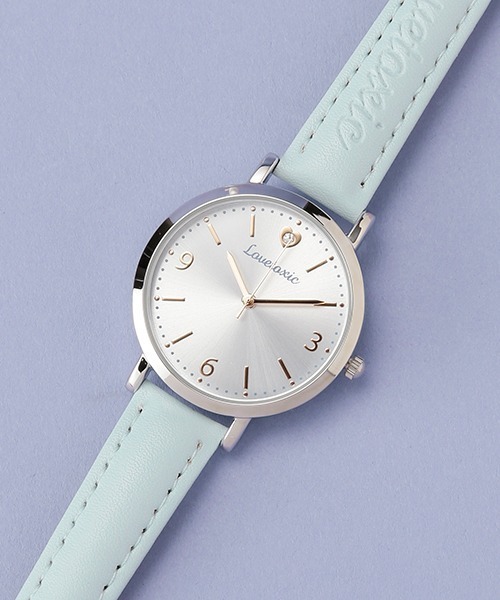 LOVETOXIC（ラブトキシック）の「合皮エンボスウォッチ（アナログ腕時計・キッズ・ブラック/サックスブルー/ベージュ・FREE）」の5枚目の写真