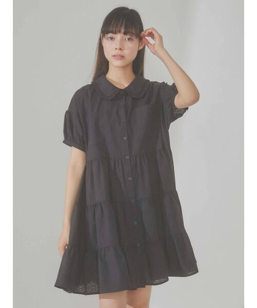merry jenny flower dot ティアードミニワンピース メリージェニー merry jenny flower dot ティアードミニ