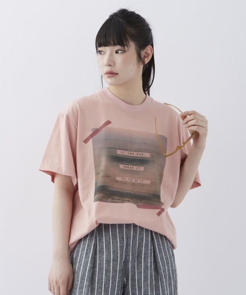 Ocean Pacific（オーシャンパシフィック）の「【OceanPacific×Sandy mag】ユニセックス 50thコラボTシャツ（Tシャツ/カットソー・レディース・ホワイト/チャコールグレー/ピンク・MEDIUM/LARGE/X-LARGE）」の18枚目の写真