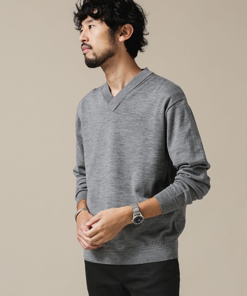 ブランド古着 Vネックニット ニット セーター Nano Universe ナノユニバース のファッション通販 Zozoused