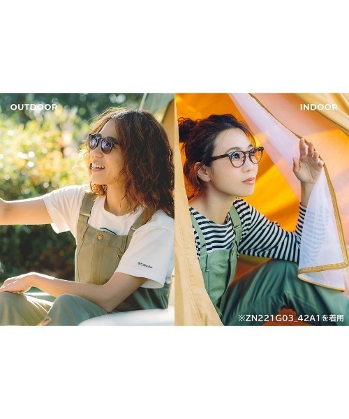 Zoff（ゾフ）の「ウェリントン型 2WAYサングラス（調光レンズ）｜OUTDOOR EDITION Zoff｜YURIE 2way Sunglasses（サングラス・レディース・ブラック/ライトブラウン/イエロー系その他・FREE）」の5枚目の写真