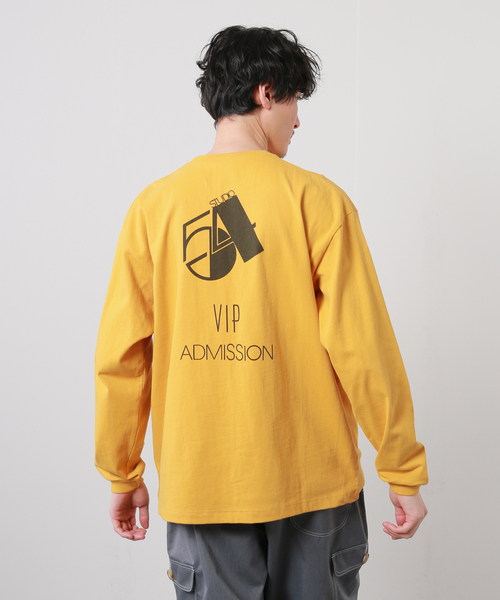 JOURNAL STANDARD(ジャーナルスタンダード)の「STUDIO54×JOURNAL STANDARD ロングTシャツ(Tシャツ/カットソー・メンズ・ホワイト/ブラック/イエロー/ブルー・MEDIUM/LARGE)」の20枚目の写真