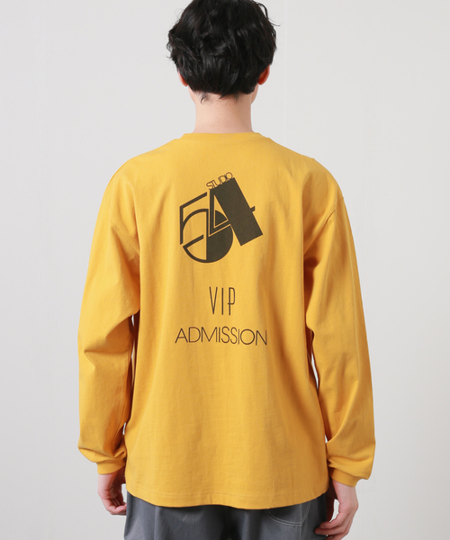 JOURNAL STANDARD(ジャーナルスタンダード)の「STUDIO54×JOURNAL STANDARD ロングTシャツ(Tシャツ/カットソー・メンズ・ホワイト/ブラック/イエロー/ブルー・MEDIUM/LARGE)」の17枚目の写真