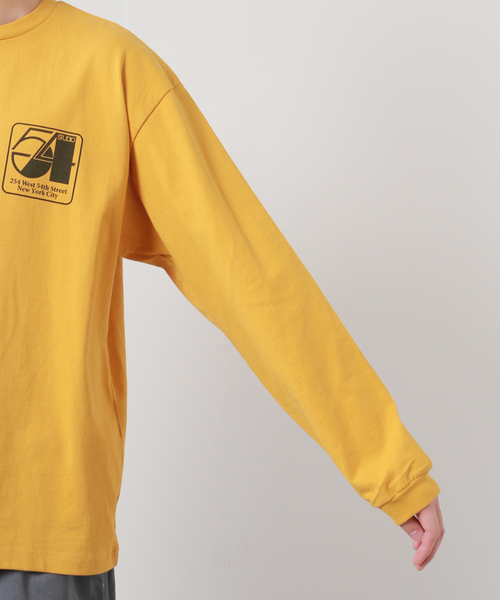 JOURNAL STANDARD(ジャーナルスタンダード)の「STUDIO54×JOURNAL STANDARD ロングTシャツ(Tシャツ/カットソー・メンズ・ホワイト/ブラック/イエロー/ブルー・MEDIUM/LARGE)」の14枚目の写真