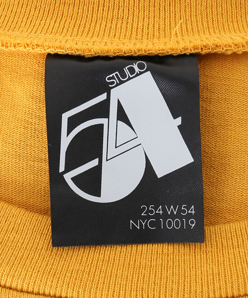 JOURNAL STANDARD(ジャーナルスタンダード)の「STUDIO54×JOURNAL STANDARD ロングTシャツ(Tシャツ/カットソー・メンズ・ホワイト/ブラック/イエロー/ブルー・MEDIUM/LARGE)」の8枚目の写真