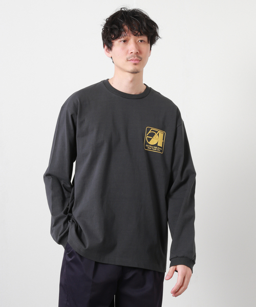 JOURNAL STANDARD(ジャーナルスタンダード)の「STUDIO54×JOURNAL STANDARD ロングTシャツ(Tシャツ/カットソー・メンズ・ホワイト/ブラック/イエロー/ブルー・MEDIUM/LARGE)」の6枚目の写真