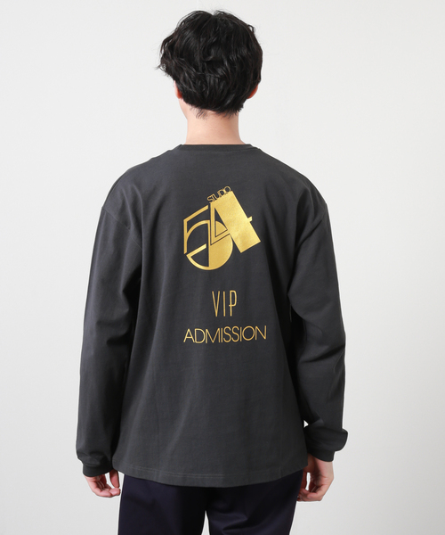 JOURNAL STANDARD(ジャーナルスタンダード)の「STUDIO54×JOURNAL STANDARD ロングTシャツ(Tシャツ/カットソー・メンズ・ホワイト/ブラック/イエロー/ブルー・MEDIUM/LARGE)」の5枚目の写真