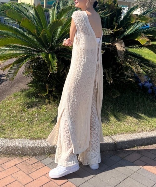 AMAIL（アマイル）の「２way lovely dress（ワンピース・レディース・ブラック/アイボリー/グレイッシュベージュ・FREE）」の2枚目の写真