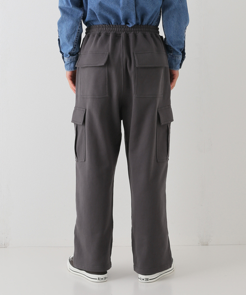 JOINT WORKS(ジョイントワークス)の「JW-SWEAT CARGO ワイドパンツ(カーゴパンツ・メンズ・ライトグレー/ブラック系その他・MEDIUM/LARGE)」の8枚目の写真