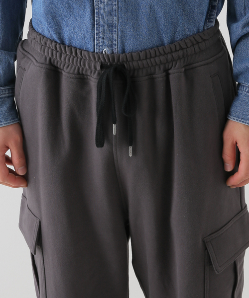 JOINT WORKS(ジョイントワークス)の「JW-SWEAT CARGO ワイドパンツ(カーゴパンツ・メンズ・ライトグレー/ブラック系その他・MEDIUM/LARGE)」の9枚目の写真