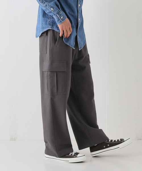 JOINT WORKS(ジョイントワークス)の「JW-SWEAT CARGO ワイドパンツ(カーゴパンツ・メンズ・ライトグレー/ブラック系その他・MEDIUM/LARGE)」の21枚目の写真