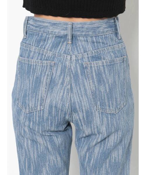 EMODA（エモダ）の「ウォッシュセミフレアジーンズ（デニムパンツ・レディース・ライトブルー/ブラック・SMALL/MEDIUM/X-SMALL）」の22枚目の写真
