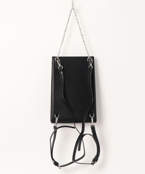 179/WG（イチナナキュウダブルジー）の「3WAYフェイクレザーバッグ（ショルダーバッグ・レディース・オレンジ/ブラック/グリーン/オフホワイト・FREE）」の5枚目の写真