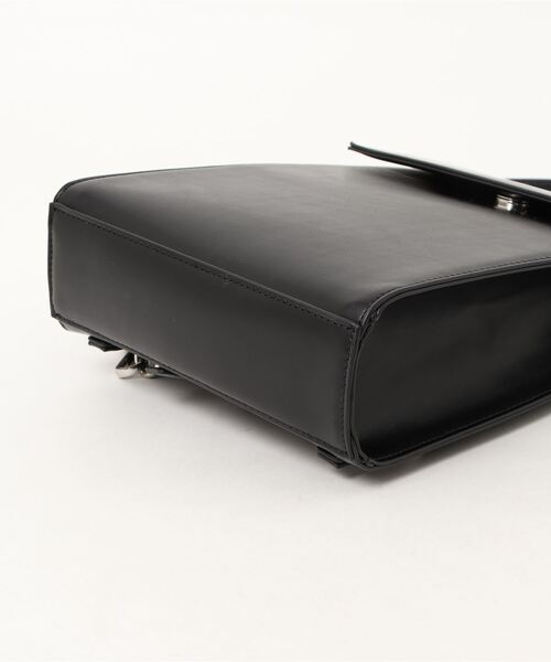 179/WG（イチナナキュウダブルジー）の「3WAYフェイクレザーバッグ（ショルダーバッグ・レディース・オレンジ/ブラック/グリーン/オフホワイト・FREE）」の6枚目の写真