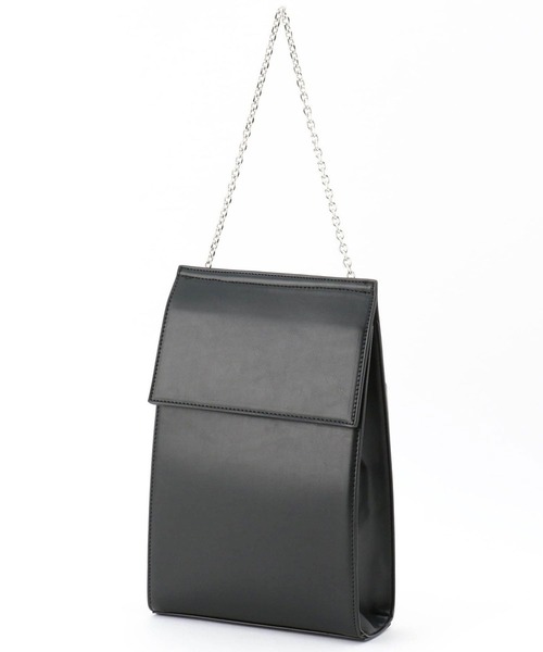 179/WG（イチナナキュウダブルジー）の「3WAYフェイクレザーバッグ（ショルダーバッグ・レディース・オレンジ/ブラック/グリーン/オフホワイト・FREE）」の12枚目の写真