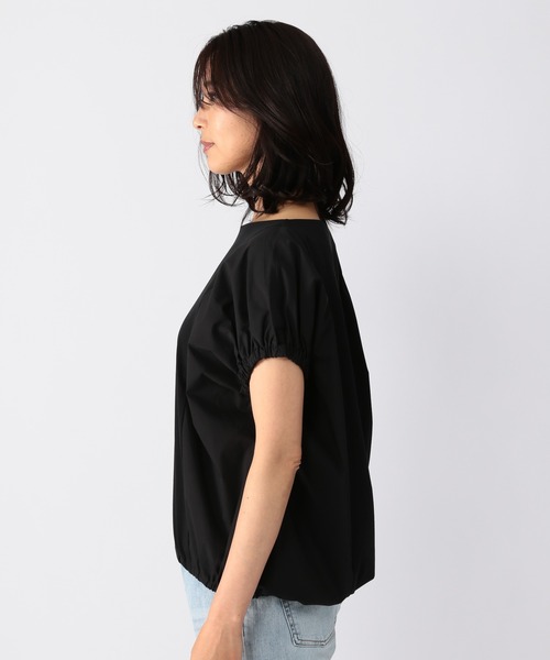 BARNYARDSTORM(バンヤードストーム)の「BARNYARDSTORM / 【WEB限定サイズL】ドッキングボリュームシャツ(Tシャツ/カットソー・レディース・ホワイト/ブラック・0/1/2)」の22枚目の写真