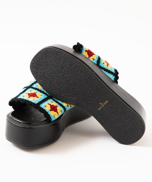 WEGO(ウィゴー)の「WEGO/クロシェサンダル(サンダル・レディース・その他1・LARGE/MEDIUM)」の6枚目の写真