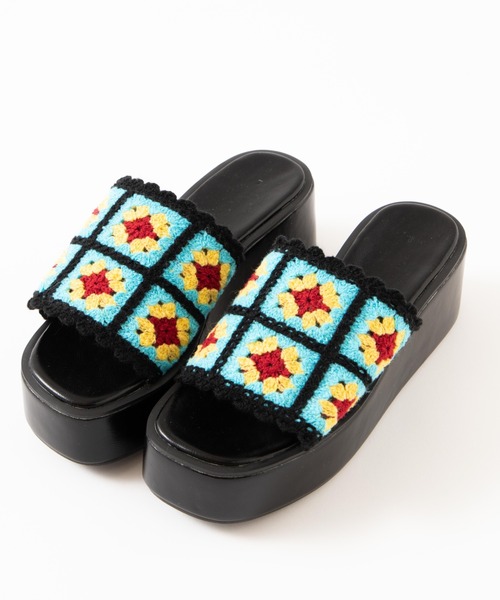 WEGO(ウィゴー)の「WEGO/クロシェサンダル(サンダル・レディース・その他1・LARGE/MEDIUM)」の3枚目の写真