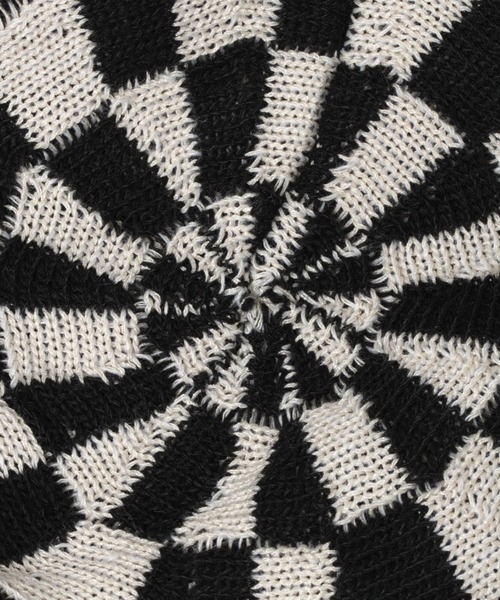 ALAND（エーランド）の「【UNISEX】3.3Field Trip／チェッカーベレー 2295170（ハンチング/ベレー帽・レディース・ブラック/ベージュ/ブルー/ライトグリーン・FREE）」の11枚目の写真