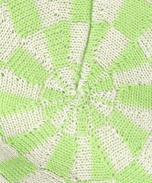 ALAND（エーランド）の「【UNISEX】3.3Field Trip／チェッカーベレー 2295170（ハンチング/ベレー帽・レディース・ブラック/ベージュ/ブルー/ライトグリーン・FREE）」の13枚目の写真