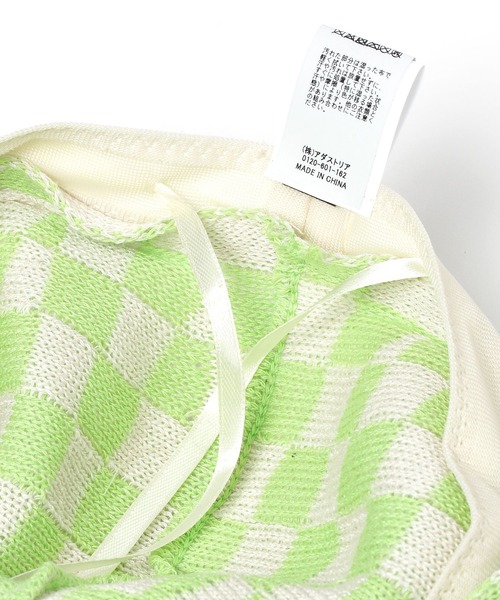 ALAND（エーランド）の「【UNISEX】3.3Field Trip／チェッカーベレー 2295170（ハンチング/ベレー帽・レディース・ブラック/ベージュ/ブルー/ライトグリーン・FREE）」の8枚目の写真