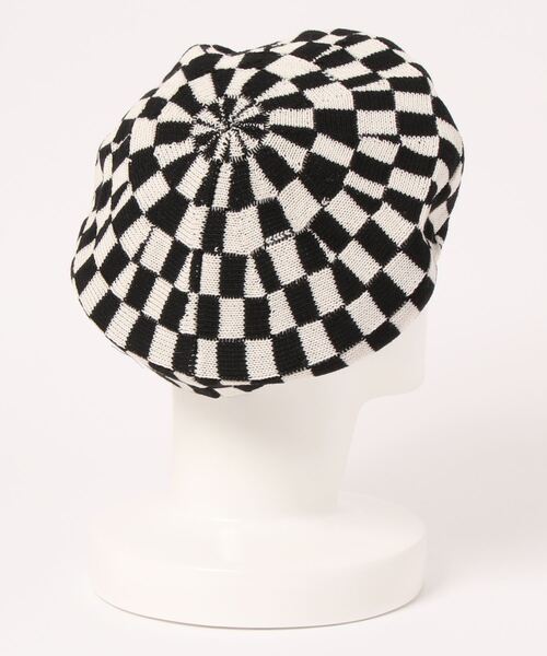 ALAND（エーランド）の「【UNISEX】3.3Field Trip／チェッカーベレー 2295170（ハンチング/ベレー帽・レディース・ブラック/ベージュ/ブルー/ライトグリーン・FREE）」の16枚目の写真