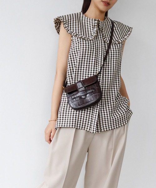 ELFRANK（エルフランク）の「ギンガムチェックビックカラー