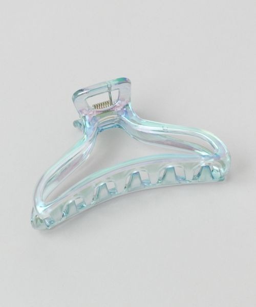 JEANASIS（ジーナシス）の「キラキラクリアバンス/276345（バレッタ/ヘアクリップ・レディース・クリア/グリーン系その他/ピンク系その他・FREE）」の3枚目の写真