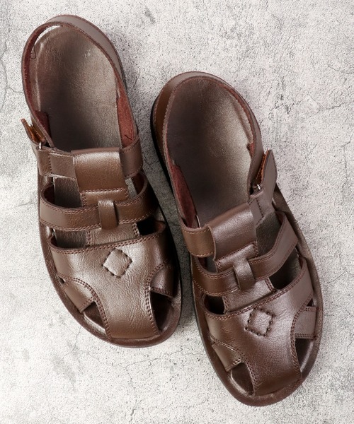 AAA+（サンエープラス）の「AAA+ アンティーク グルカサンダル（サンダル・メンズ・ブラック/ダークブラウン/ブラウン/その他/その他1/ブラック系その他/ブラウン系その他/キャメル/ブラック系その他2/ブラック系その他3/ブラウン系その他2/ブラウン系その他3/ブラウン系その他4/ブラウン系その他5/ブラウン系その他6/ブラウン系その他7・L/M/LL）」の16枚目の写真