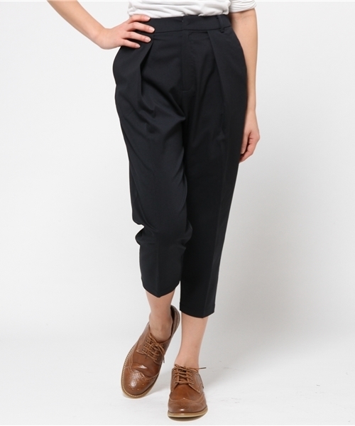 CIAOPANIC（チャオパニック）の「【Ciaopanic】　無地ワイドタックPT（その他パンツ・レディース・ブラック/グレー/ホワイト/ネイビー・FREE）」の4枚目の写真