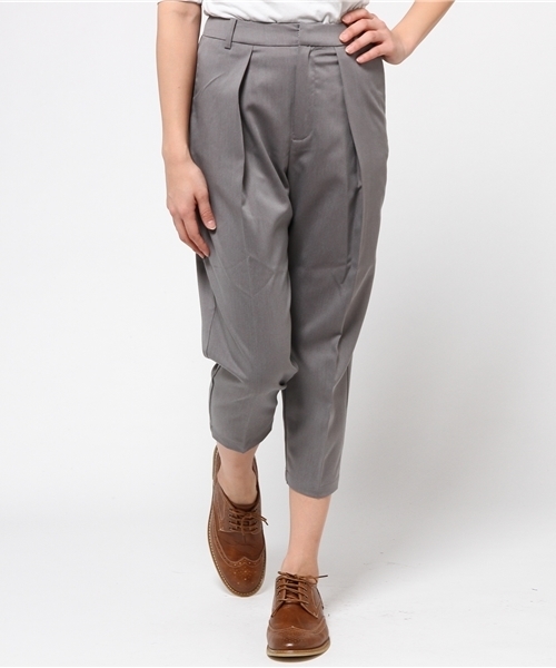 CIAOPANIC（チャオパニック）の「【Ciaopanic】　無地ワイドタックPT（その他パンツ・レディース・ブラック/グレー/ホワイト/ネイビー・FREE）」の3枚目の写真