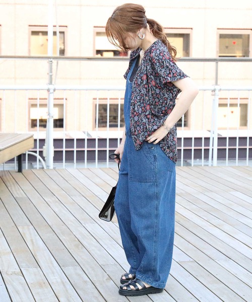 HONEYSUCKLE ROSE（ハニーサックルローズ）の「【HONEYSUCKLE ROSE】エスニック柄シャツ（シャツ/ブラウス・レディース・ダークグレー/パープル/ベージュ・L/M）」の22枚目の写真