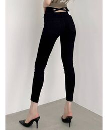 GYDA | ハイウエスト ウエストクロススキニーデニムパンツ(デニムパンツ)