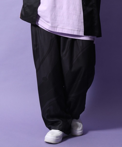 re_k by JUNRED（レクバイジュンレッド）の「re_k by JUNRED / ２タックワイドマーブルイージーパンツ（その他パンツ・メンズ・オレンジ/ブラック・S/L/M）」の16枚目の写真