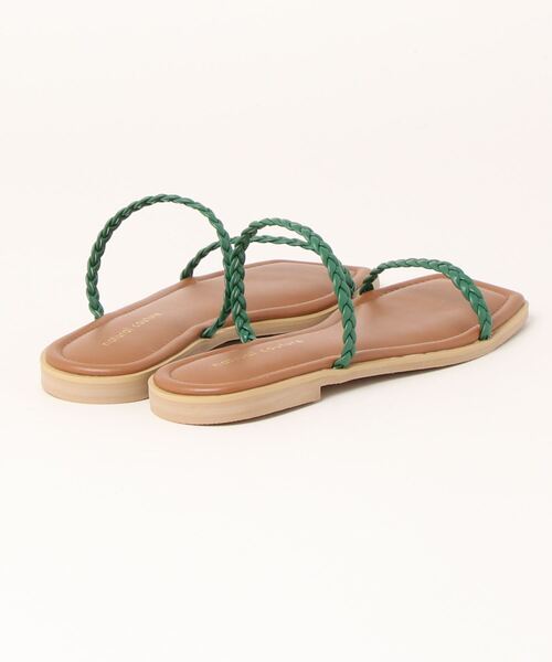 natural couture（ナチュラルクチュール）の「らくちんキラキラサンダル（その他シューズ・レディース・グリーン/シルバー/ゴールド・MEDIUM/LARGE）」の4枚目の写真