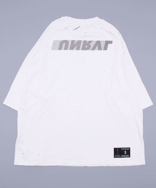 UNRAVEL PROJECT(アンレーベル プロジェクト)の「UNRAVEL PROJECT/アンラヴェルプロジェクト/MOTION VNTAGE J BOX TEE(UMAS9-104)(Tシャツ/カットソー・メンズ・ベージュ・MEDIUM/XX-SMALL/SMALL)」の2枚目の写真