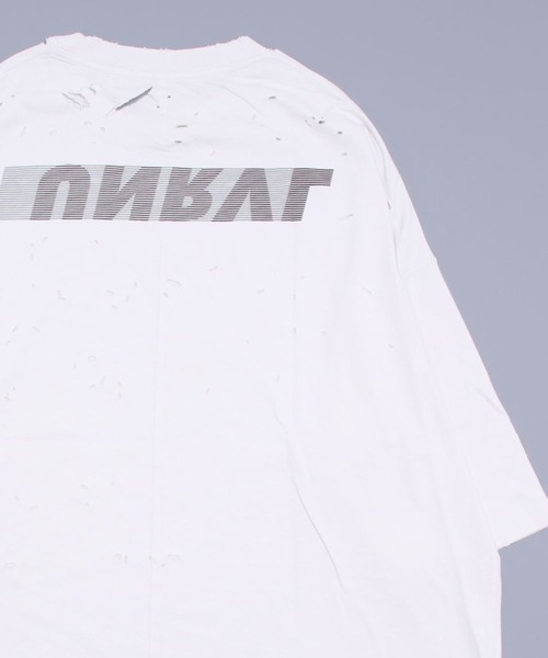 UNRAVEL PROJECT(アンレーベル プロジェクト)の「UNRAVEL PROJECT/アンラヴェルプロジェクト/MOTION VNTAGE J BOX TEE(UMAS9-104)(Tシャツ/カットソー・メンズ・ベージュ・MEDIUM/XX-SMALL/SMALL)」の1枚目の写真