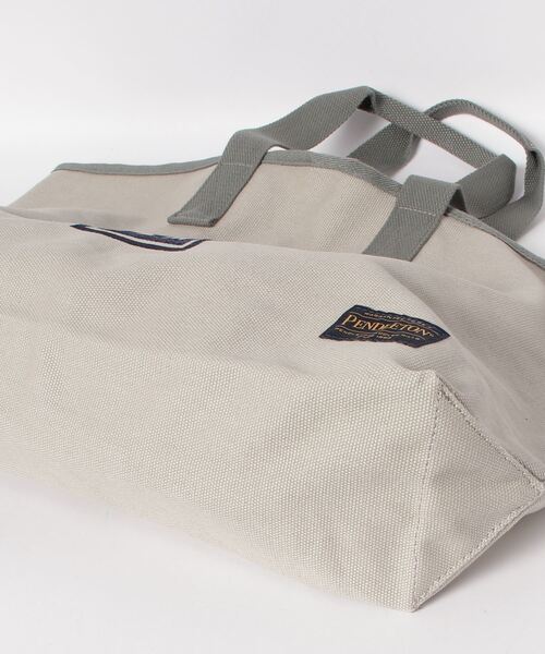 PENDLETON（ペンドルトン）の「【PENDLETON/ペンドルトン】別注キャンバストートバッグ 刺繍（トートバッグ・メンズ・グレー/アイボリー・FREE）」の20枚目の写真