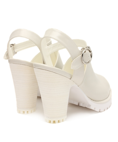 MOUSSY（マウジー）の「MULE STRAP SANDAL（サンダル・レディース・ブラウン/ブラック/ホワイト・LARGE/SMALL/MEDIUM）」の6枚目の写真