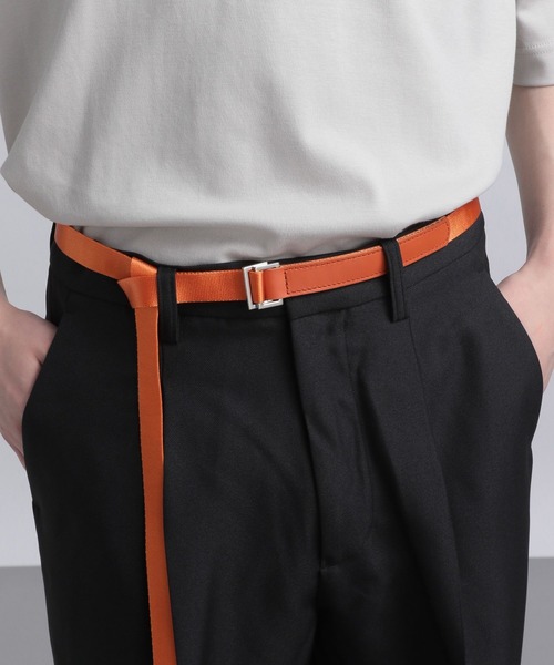 HARE（ハレ）の「カラーナイロンレザーロングベルト(HARE)（ベルト・メンズ・ブラック/オレンジ/ブルー・FREE）」の9枚目の写真
