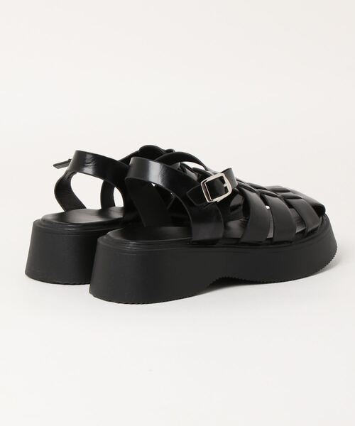 NOFALL（ノーフォール）の「厚底グルカサンダル（サンダル・レディース・ベージュ/ブラック・L/LL/M/3L/S/SS）」の3枚目の写真